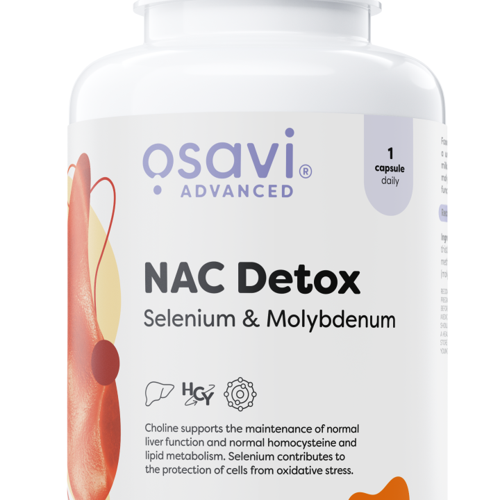NAC Detox, Selenium & Molybdenum - 120 vegan caps