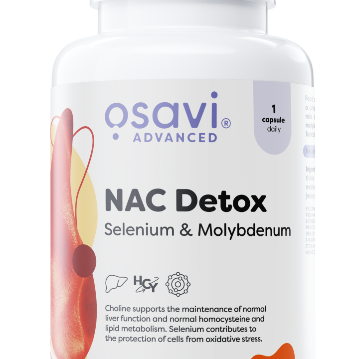 NAC Detox, Selenium & Molybdenum - 60 vegan caps