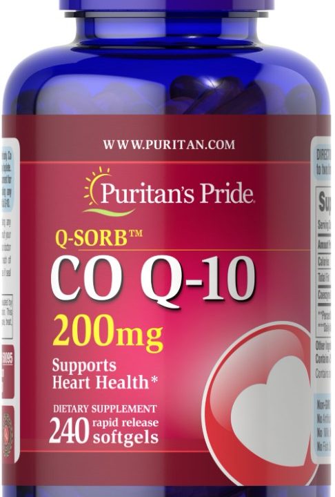 CoQ10, 200mg - 240 softgels