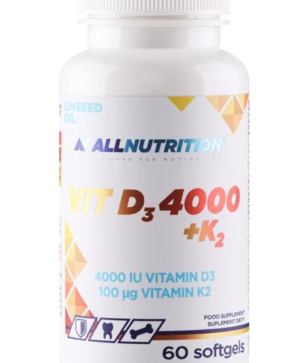 Vit D3 4000 + K2 - 60 softgels