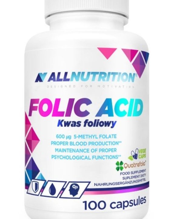 Folic Acid, 600mcg - 100 caps