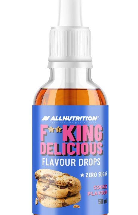 Fitking Delicious Flavour Drops, Cookie - 50 ml.