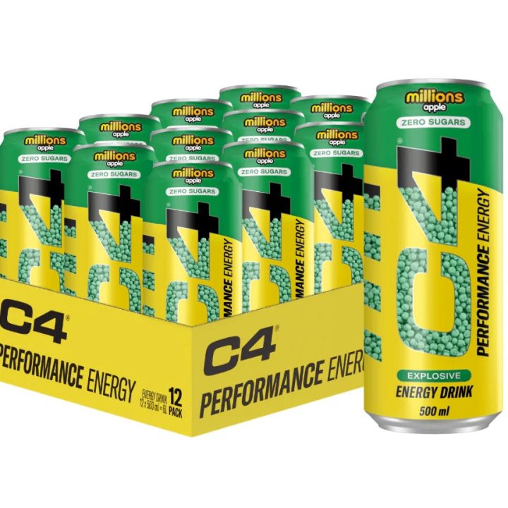 C4 Performance Energy, Millions Apple - 12 x 500 ml.