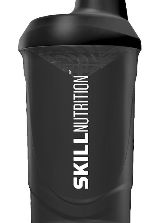 Skill Nutrition Shaker, Smoked Black - 600 ml.