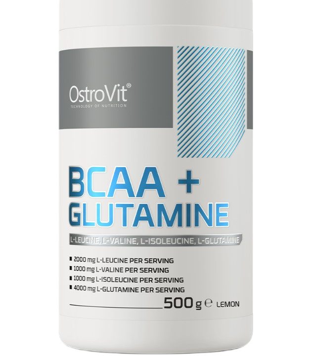 BCAA + Glutamine, Lemon - 500 grams