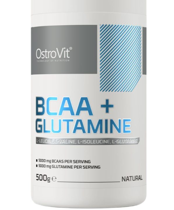 BCAA + Glutamine, Natural - 500 grams