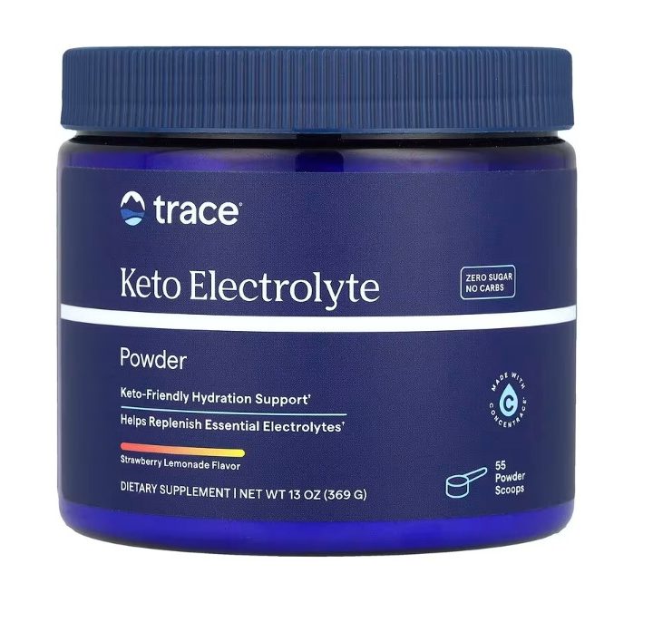 Keto Electrolyte Powder, Strawberry Lemonade - 369 grams