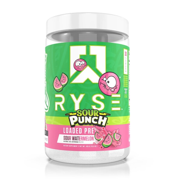 Loaded Pre, Sour Punch Sour Watermelon - 441 grams