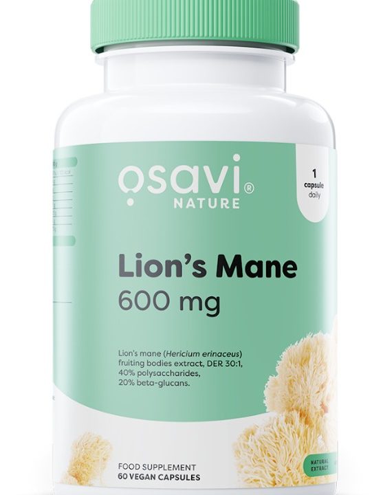 Lion's Mane, 600mg - 60 vegan caps