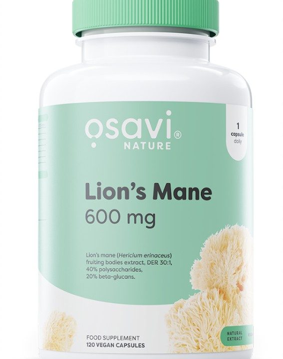 Lion's Mane, 600mg - 120 vegan caps