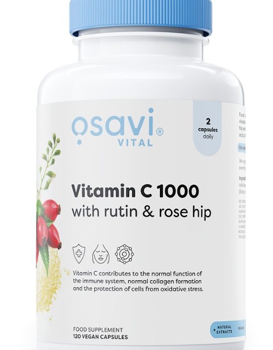 Vitamin C1000 with Rutin & Rose Hip - 120 vegan caps
