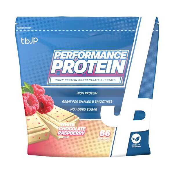 Performance Protein, White Chocolate Raspberry - 2000 grams