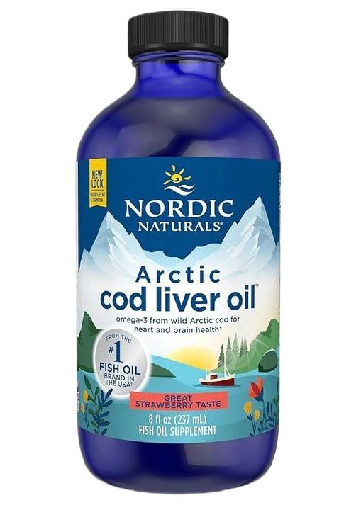 Arctic Cod Liver Oil, 1060mg Strawberry - 237 ml.