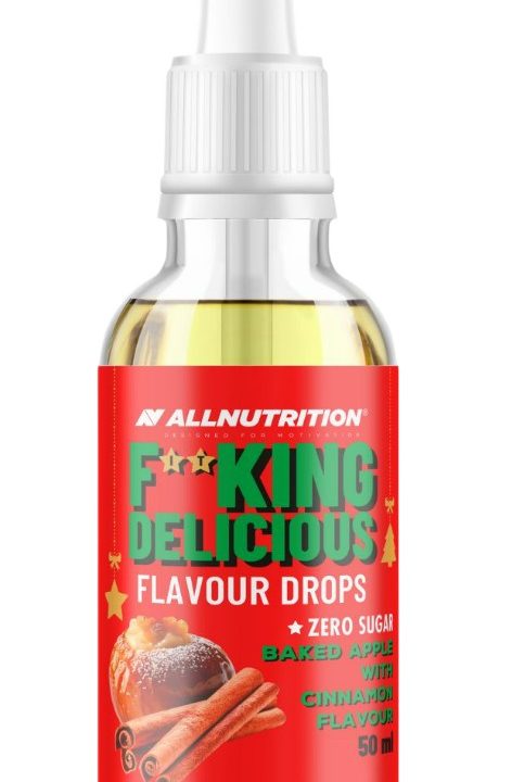 Fitking Delicious Flavour Drops, Baked Apple with Cinnamon - 50 ml.