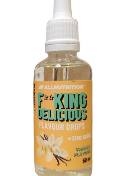 Fitking Delicious Flavour Drops, Vanilla - 50 ml.