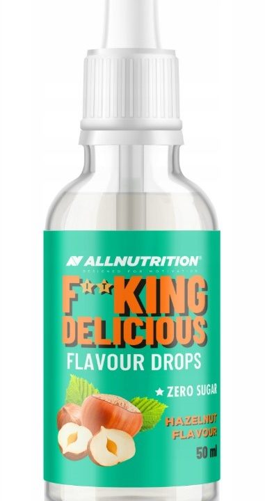 Fitking Delicious Flavour Drops, Hazelnut - 50 ml.