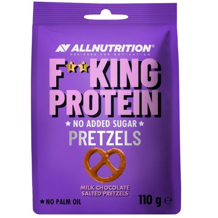 Fitking Protein Pretzels, Milk Chocolate Salted - 110 grams