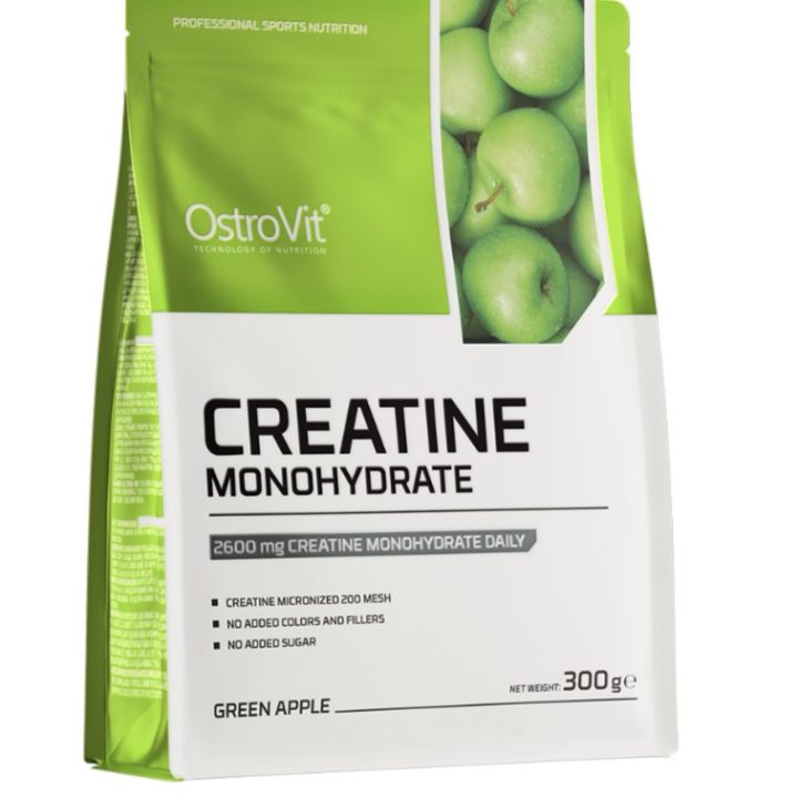 Creatine Monohydrate, Green Apple - 300 grams