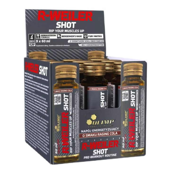 R-Weiler Shot, Raging Cola - 9 x 60 ml.