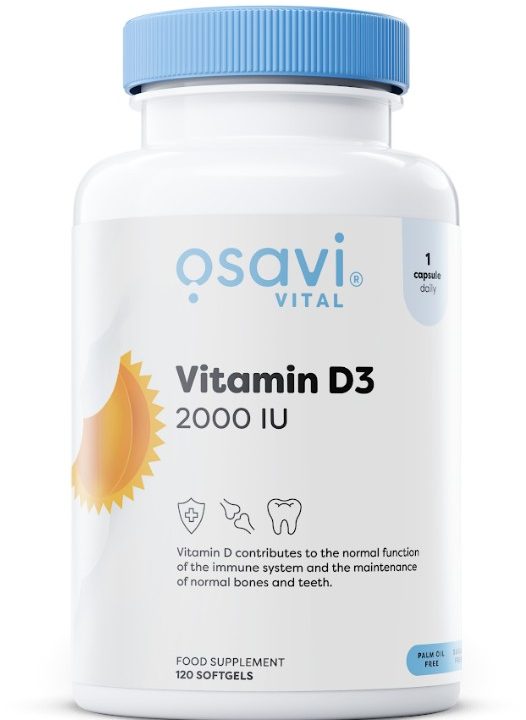 Vitamin D3, 2000IU - 120 softgels