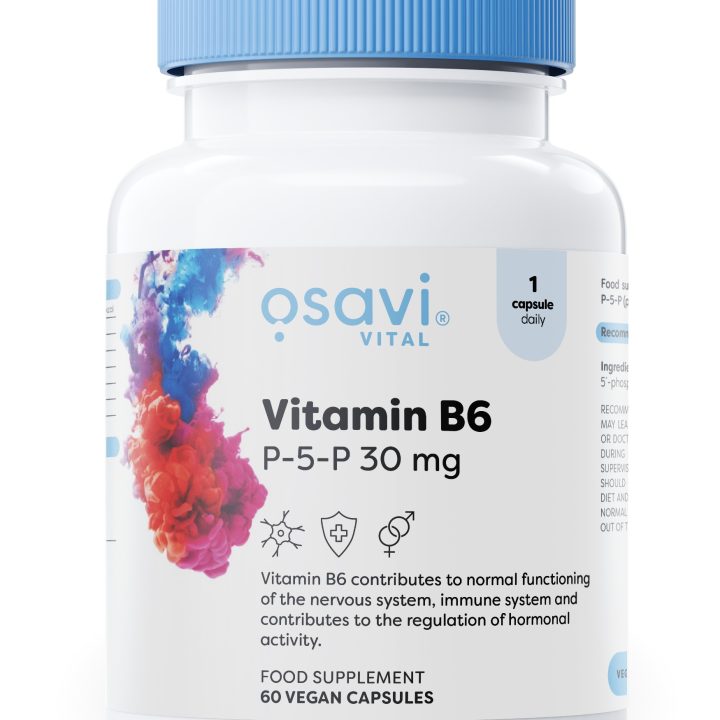 Vitamin B6 - P-5-P, 30mg - 60 vegan caps