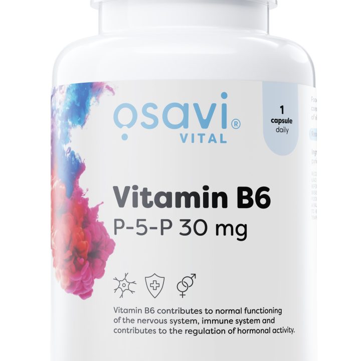 Vitamin B6 - P-5-P, 30mg - 120 vegan caps