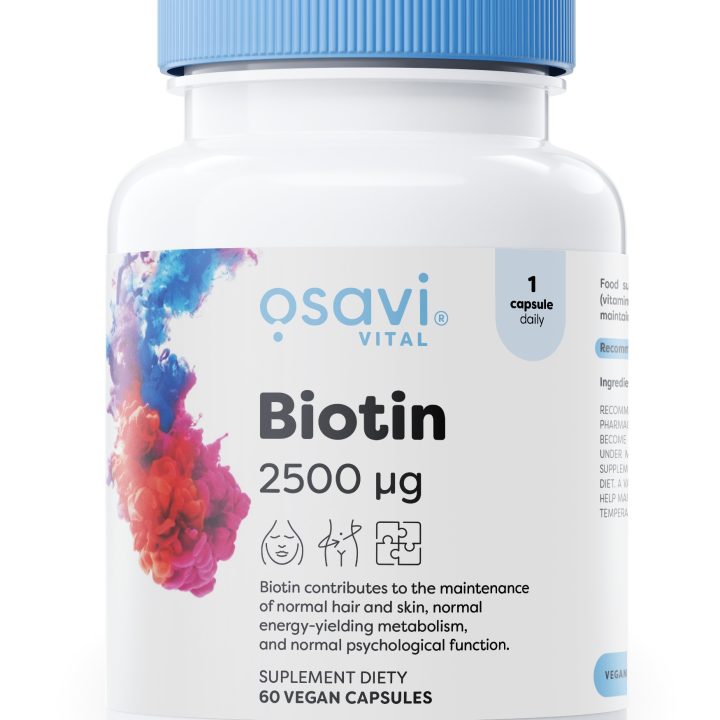 Biotin, 2500mcg - 60 vegan caps