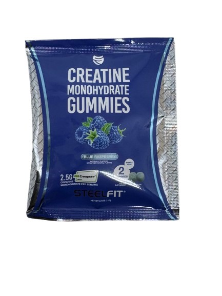 Creatine Monohydrate Gummies, Blue Raspberry - 2 gummies (1 serving)