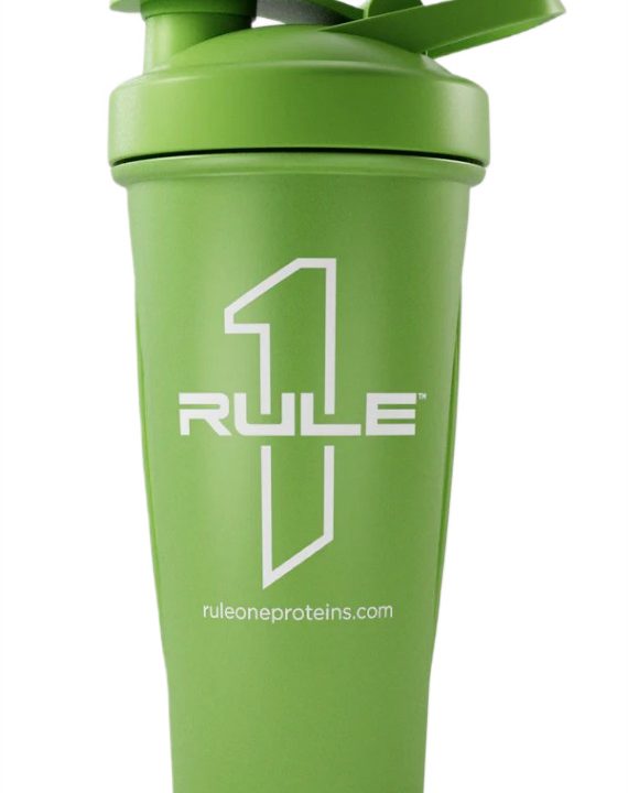 R1 Outlined Logo Shaker Cup, Green - 600 ml.