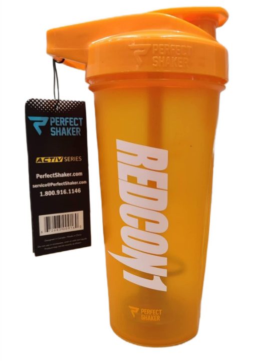 Redcon1 Shaker, Orange/White - 600 ml.