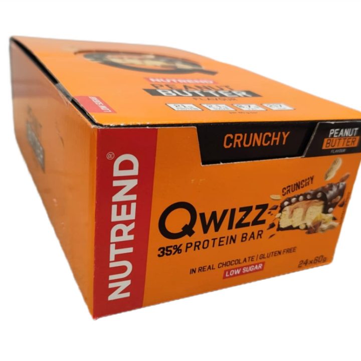 Qwizz 35% Protein Bar, Peanut Butter - 24x 60g