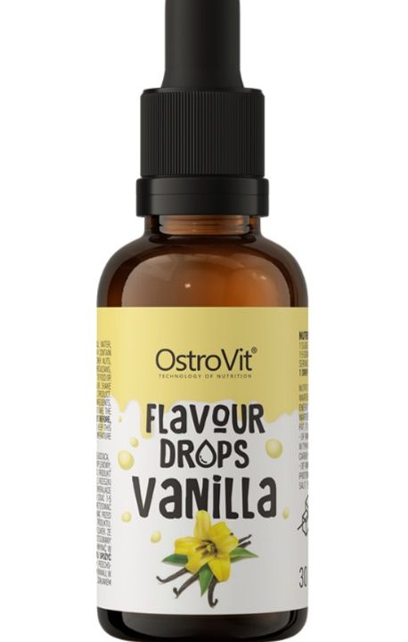 Flavour Drops, Vanilla - 30ml.