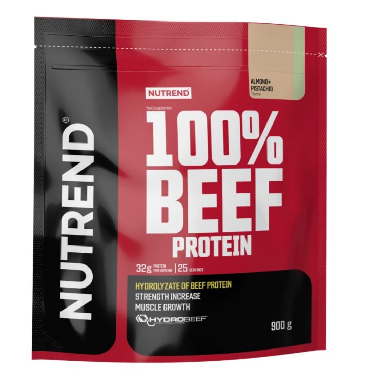 100% Beef Protein, Almond Pistachio - 900 grams