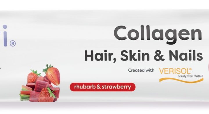 Collagen Peptides (Hair Skin & Nails), Rhubarb & Strawberry - 5 grams (1 serving)