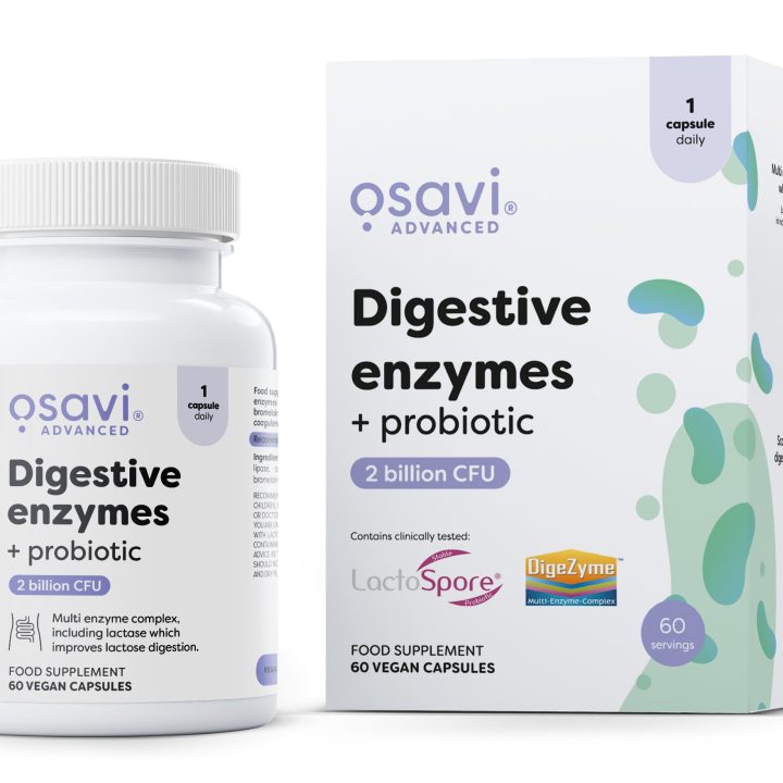 Digestive enzymes + probiotic - 60 vegan caps