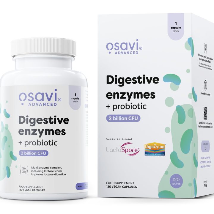 Digestive enzymes + probiotic - 120 vegan caps