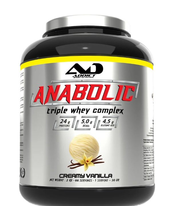 Anabolic Triple Whey Complex, Creamy Vanilla - 2000 grams