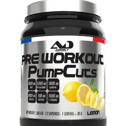 Pre Workout Pump Cuts, Lemon - 360 grams