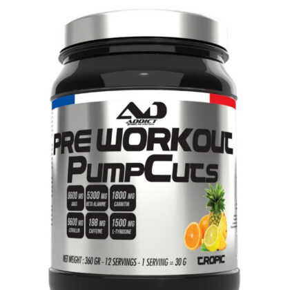 Pre Workout Pump Cuts, Tropic - 360 grams
