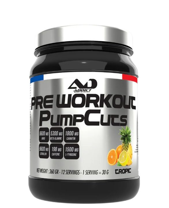 Pre Workout Pump Cuts, Tropic - 360 grams
