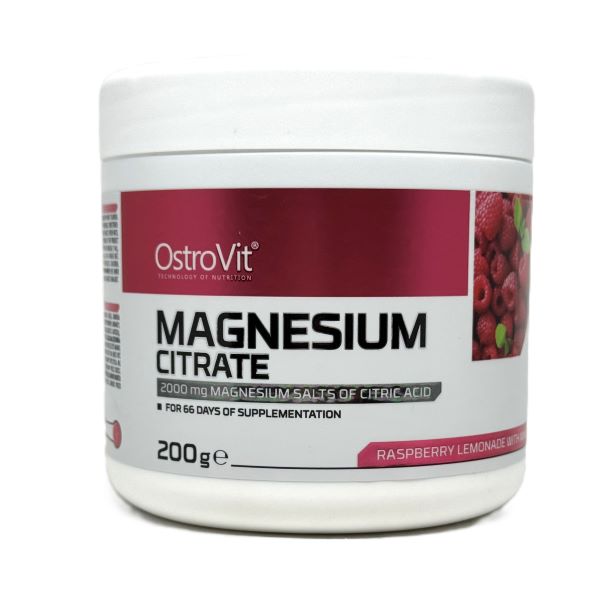 Magnesium Citrate, Raspberry Lemonade with Mint - 200 grams