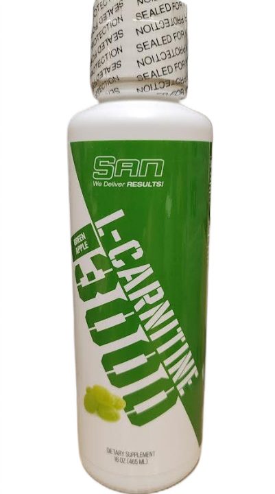 L-Carnitine 3000, Green Apple - 465 ml.