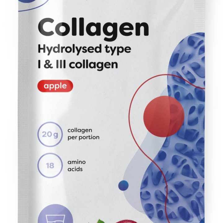 Collagen Hydrolysed Type I & III, Apple - 22 grams (1 serving)