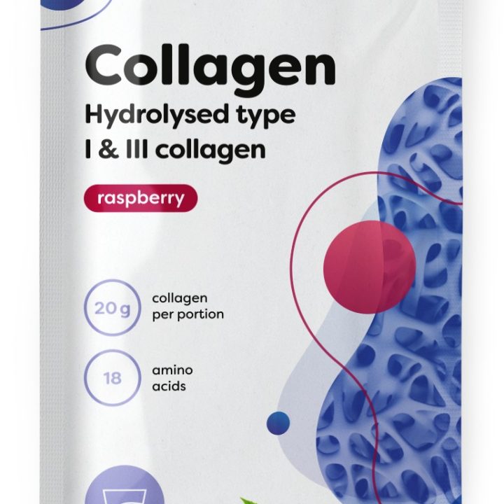 Collagen Hydrolysed Type I & III, Raspberry - 22 grams (1 serving)