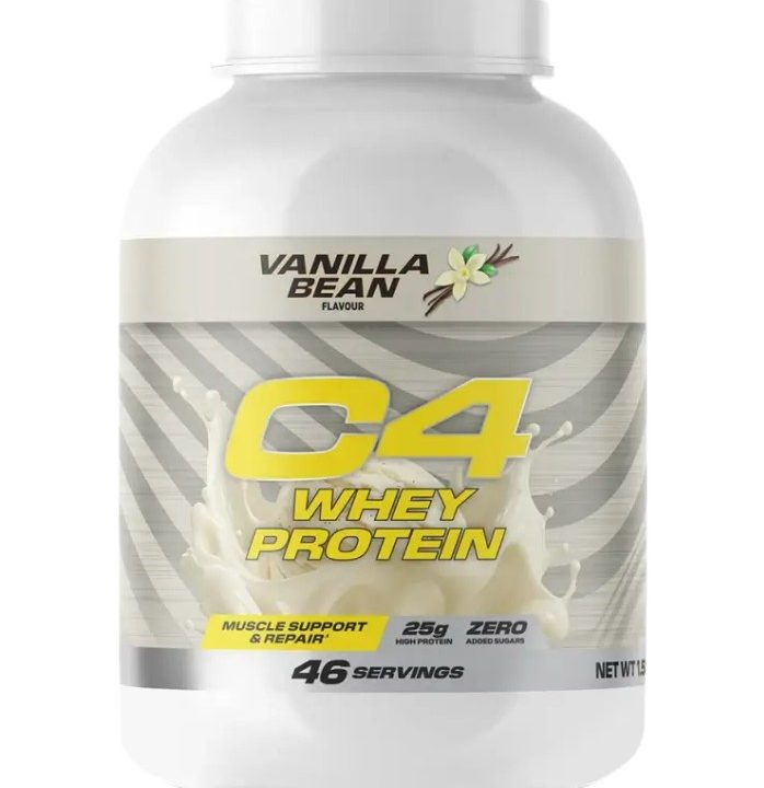 C4 Whey Protein, Vanilla Bean - 1587 grams