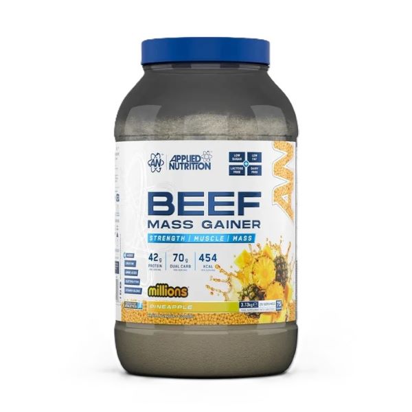 Beef Mass Gainer, Millions Pineapple - 3130 grams