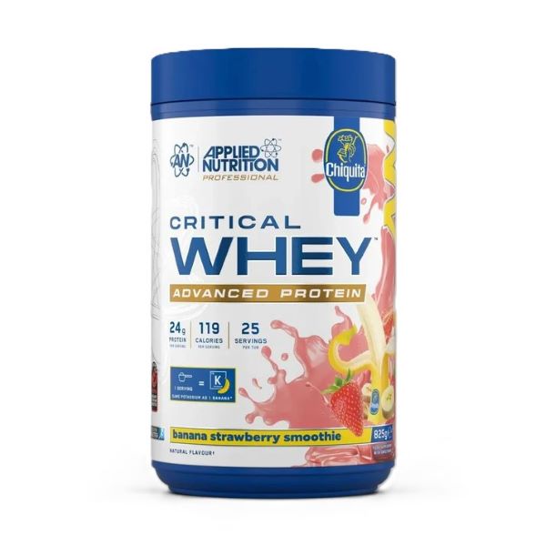 Critical Whey, Banana Strawberry Smoothie - 825 grams