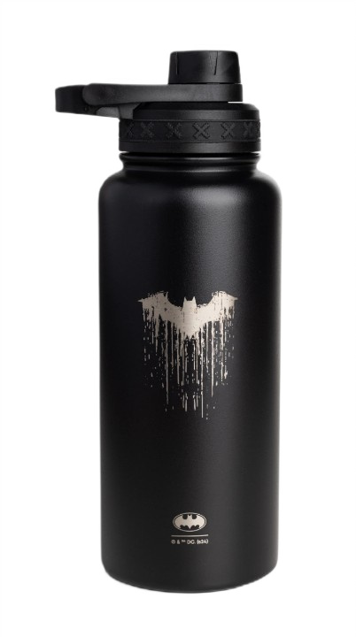 Bohtal Insulated Sports Bottle - DC Comics, Batman Logo Drip - 960 ml.