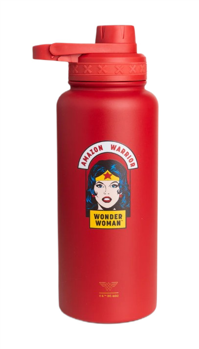 Bohtal Insulated Sports Bottle - DC Comics, Wonder Woman Amazon Warrior - 960 ml.