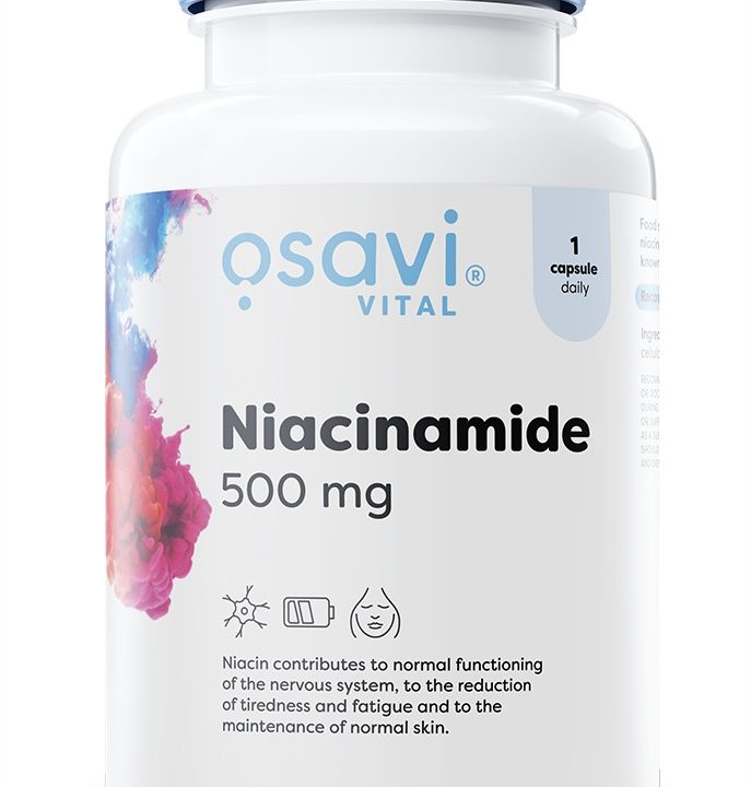 Niacinamide, 500mg - 60 vegan caps
